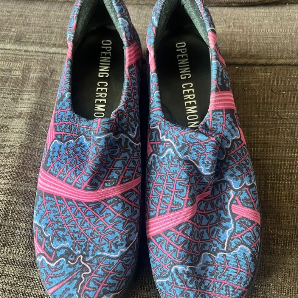OPENING‎ CEREMONY Cici Abstract Pattern Platform Slip On Size 37 (7)